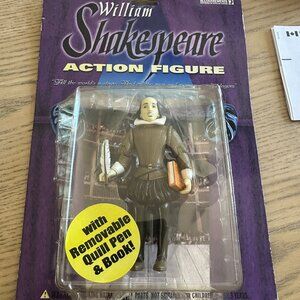 William Shakespeare Action Figure Doll New In Box